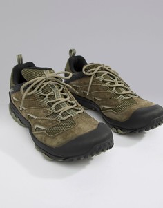 Фестивальные походные кроссовки оливкового цвета Merrell Chameleon 7 Limit-Зеленый