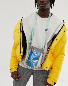 Кошелек на шею с переливающимся эффектом ASOS DESIGN-Очистить