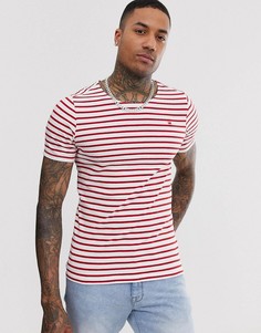 Красная футболка в полоску G-Star Xartto-Красный