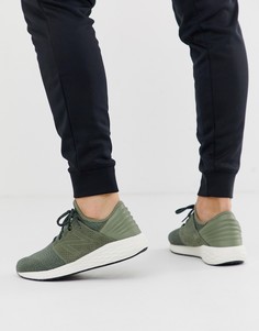 Кроссовки цвета хаки New Balance running Cruz-Зеленый