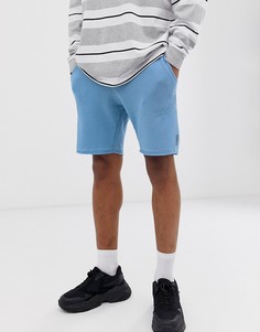Голубые спортивные шорты Bershka-Синий
