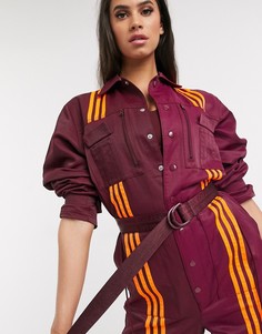 Бордовый плетеный ремень adidas x IVY PARK-Красный