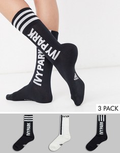 3 пары носков (черные/белые/серые) adidas x IVY PARK-Мульти
