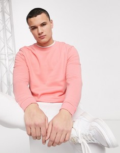 Розовый свитшот ASOS DESIGN