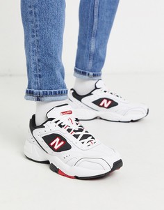 Белые кроссовки New Balance - 452-Розовый
