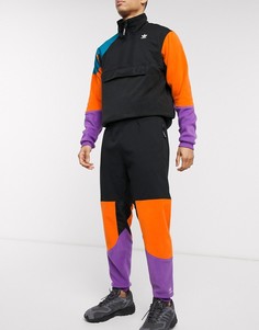 Черные флисовые джоггеры adidas Originals PT3-Черный