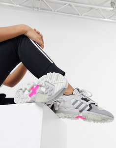 Серые кроссовки adidas Originals ZX Torsion-Серый