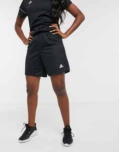 Черные шорты с логотипом adidas Football-Черный