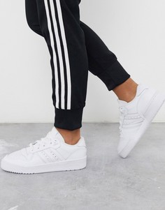 Белые низкие кроссовки adidas Originals Rivalry-Белый