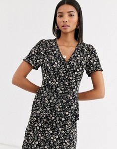 Блузка с цветочным принтом Vila-Мульти