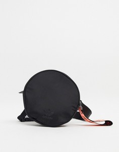Черная круглая сумка adidas Originals-Черный