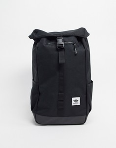 Черный рюкзак с ролл-топом adidas Originals premium