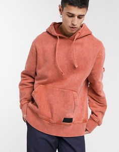 Оранжевый oversized-худи Topman LTD-Серый