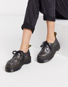 Туфли с эффектом металлик Dr Martens-Серебряный