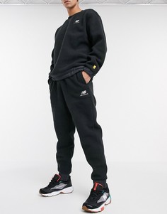 Черные джоггеры из искусственной цигейки New Balance Athletics Trail-Черный