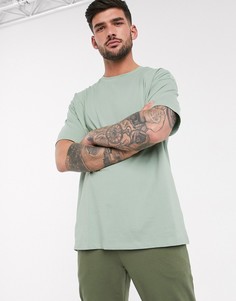 Зеленая oversized-футболка New Look-Зеленый