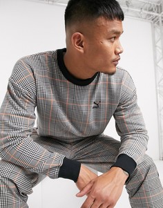 Серый свитшот в клетку Puma