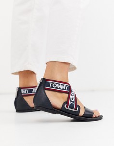 Сандалии Tommy Jeans-Темно-синий