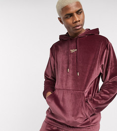 Велюровый худи Reebok эксклюзивно для ASOS-Красный