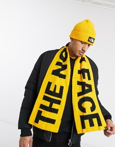 Желто-черный шарф с логотипом The North Face-Желтый