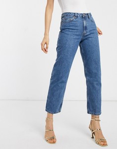 Синие джинсы прямого кроя ASOS DESIGN Florence-Синий