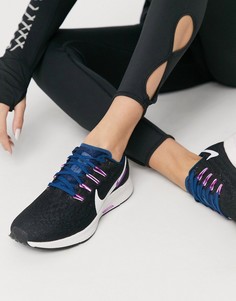 Черные кроссовки Nike Running Air Zoom Pegasus 36-Черный