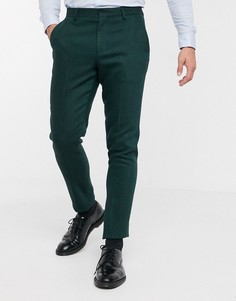 Зеленые брюки скинни с добавлением шести ASOS DESIGN wedding-Зеленый