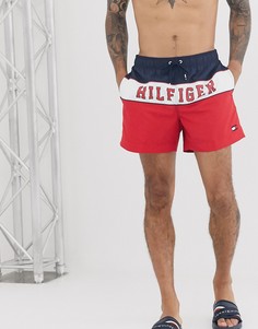 Шорты для плавания с логотипом Tommy Hilfiger-Темно-синий