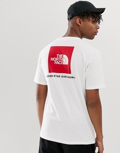Белая плотная футболка The North Face Red Box-Белый