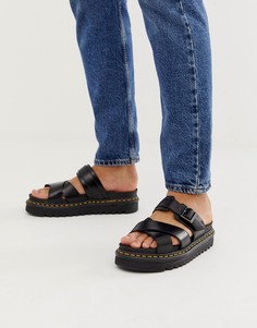 Черные сандалии Dr Martens Ryker-Черный