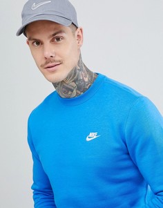 Синий свитшот с логотипом Nike Club 804340-403