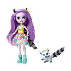 Кукла с любимой зверюшкой Enchantimals Лариса Лемур и Ринглет Mattel