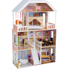 Кукольный домик для Барби KidKraft "Саванна", с мебелью, 14 элементов