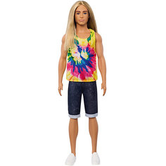 Кукла Barbie "Игра с модой" Кен с длинными волосами Mattel