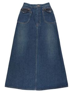 Джинсовая юбка Saint Laurent