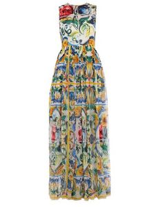 Длинное платье Dolce & Gabbana