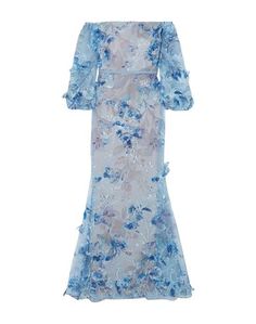 Длинное платье Marchesa Notte