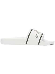 Dolce & Gabbana шлепанцы с логотипом