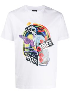 Les Hommes футболка с логотипом