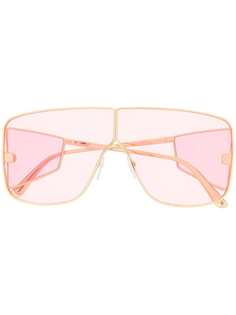 Tom Ford Eyewear солнцезащитные очки в массивной оправе