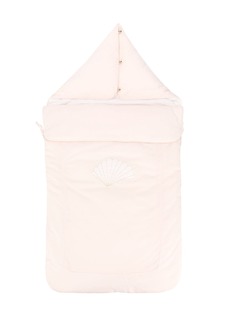 Chloé Kids дутый конверт для новорожденного с вышивкой
