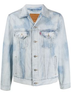 Levis джинсовая куртка с эффектом потертости Levis®