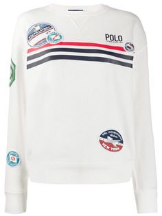 Polo Ralph Lauren толстовка с нашивками