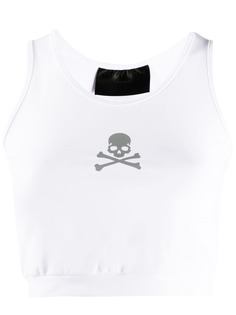 Philipp Plein топ с принтом Skull