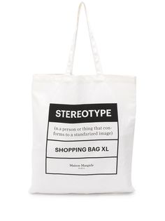 Maison Margiela сумка-тоут с принтом Stereotype