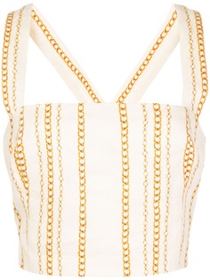 Nicholas vintage chain print top