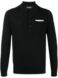 Dsquared2 рубашка-поло с логотипом