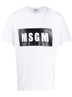 MSGM футболка с логотипом