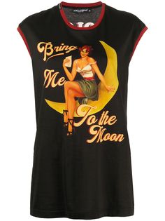 Dolce & Gabbana топ с принтом Bring Me To The Moon