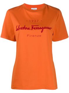 Salvatore Ferragamo футболка с логотипом